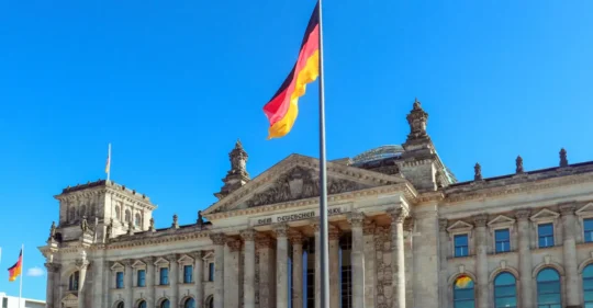 Paisajes hermoso representando las visas de trabajo y oportunidades laborales en Alemania.